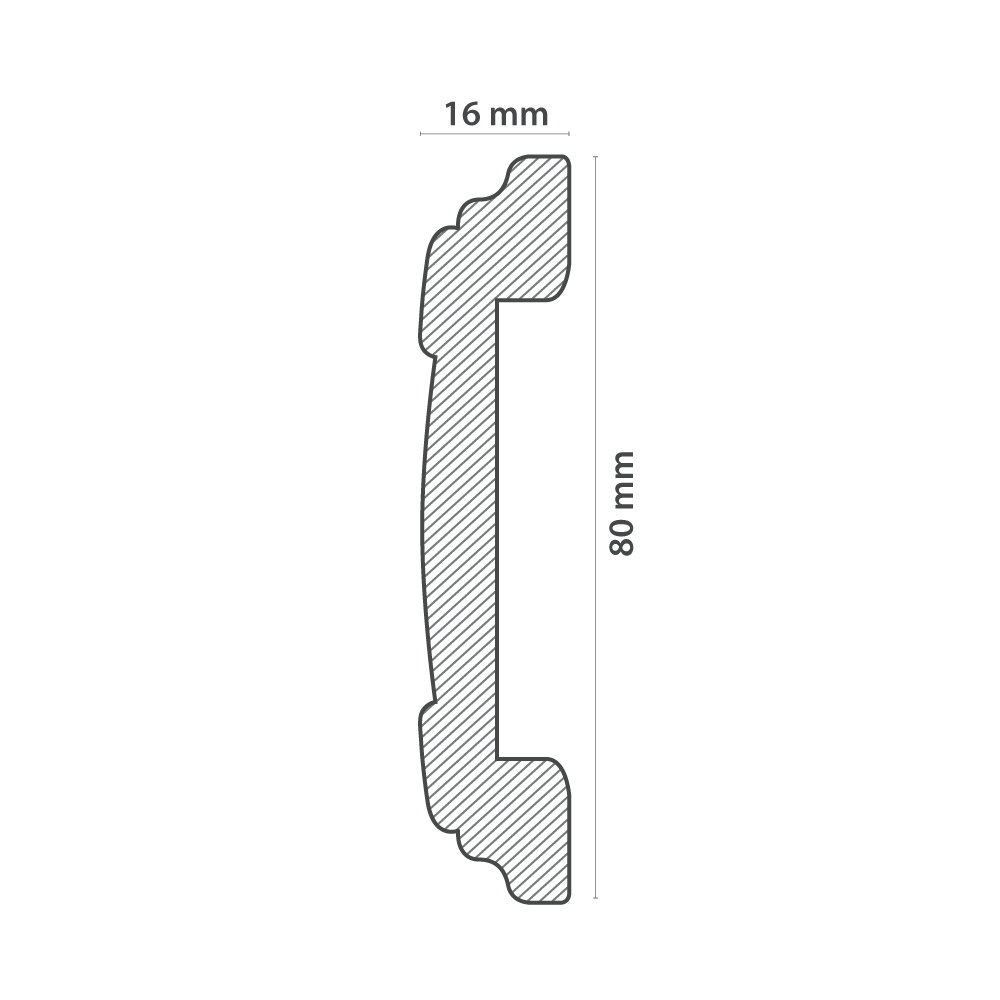 Friso | Moldura de Pared CW13 Alta Densidad (16x80mm) - Imagen 4