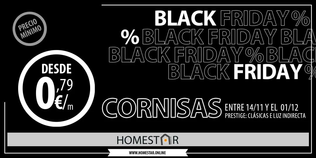 Promocion Black Friday HOMESTAR