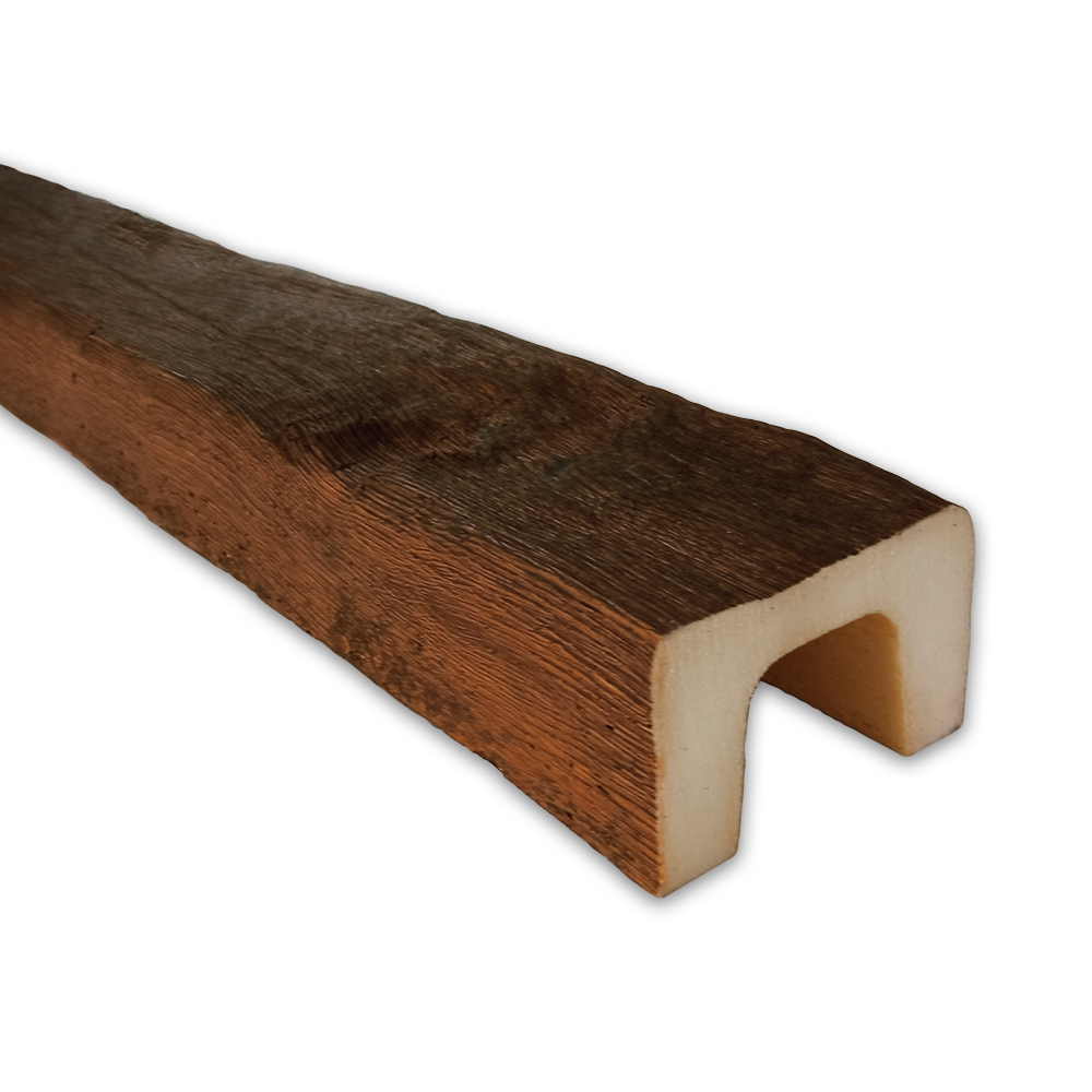 viga imitacion madera falsa rustica poliuretano 9x6